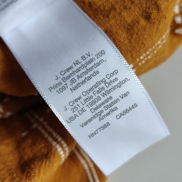 Madewell Lakeline Popover Shirttail Top Jacquard Stripe Large L - Picture 13 of 15